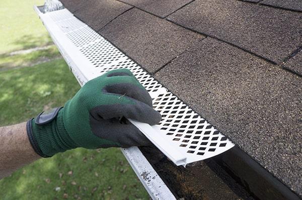 gutter guards can help prevent pests such as birds, rodents, and insects from making a home in your gutters